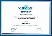 Certyfikat Orto-Fan