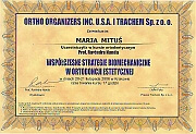 Certificate Ortho Organizers
